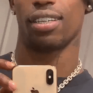 pablodaniel12fa giphygifmaker travis scott grillz teethgrillz GIF