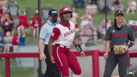 Lets Go Softball GIF by Arkansas Razorbacks