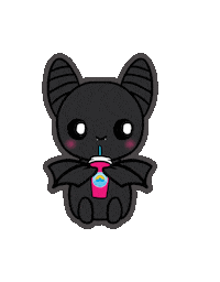 Halloween Bat Sticker by CALI COFFEE