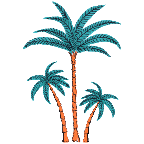 Palm Tree Dancing Sticker by Splash House