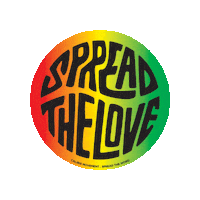 Calibis california reggae spreadthelove calibis Sticker