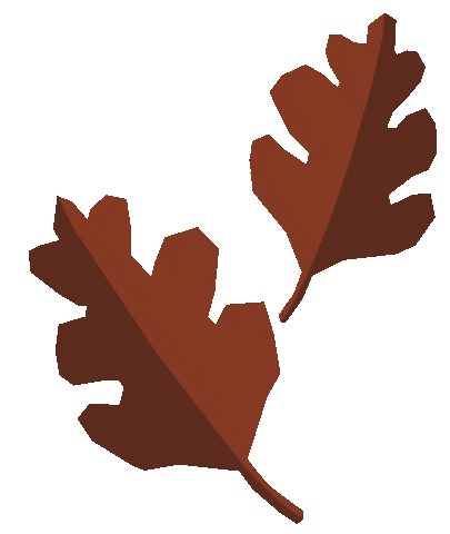 Autumn Leaves Sticker by Louisa Taylor Studio