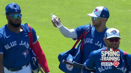 discokuusisto giphyupload toronto blue jays spring training vladdy GIF
