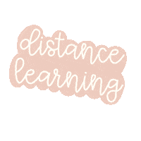 Distance Learning Sticker