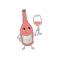 sparkling wine rose Sticker by William Chris Vineyards