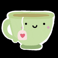 mansinand love kawaii green tea GIF