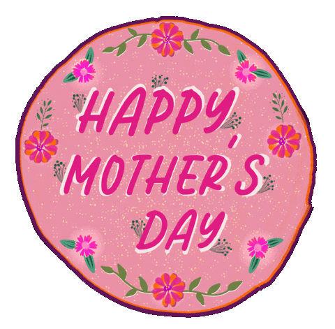 Mothers Day Hearts Sticker