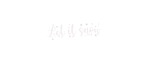 Let It Snow Christmas Sticker