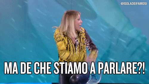 isola13 parlare GIF by Isola dei Famosi