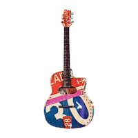 festival guitar Sticker