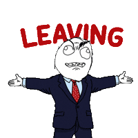 Over It No Sticker by Rageguy