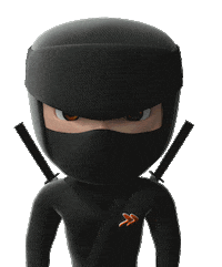 Ninja Sticker by KaBuM!