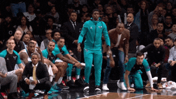 standing up running GIF by NBA