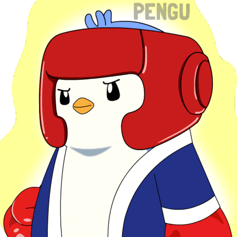 Party Glow GIF by Pudgy Penguins
