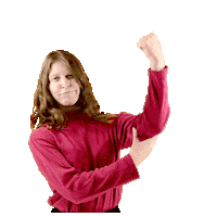 Woman Dancing Sticker by vlaamsejeugdraad