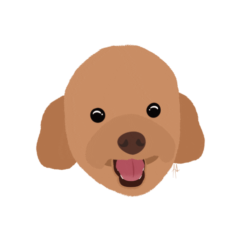 Happy Dog Sticker