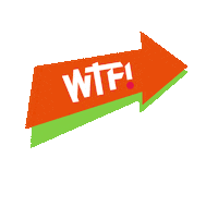 Arrow Wtf Sticker by WTF_Dripstuff
