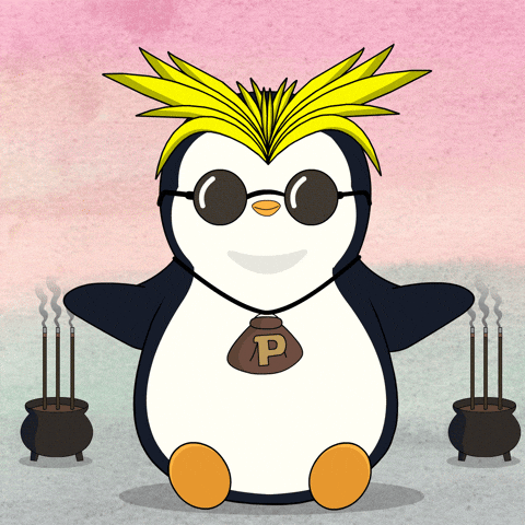 Breathe GIF by Pudgy Penguins