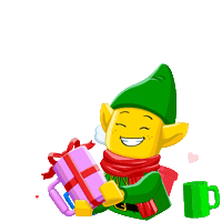 Christmas Santa Sticker by LEGO