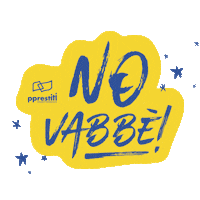 No Vabbe Sticker by P.Prestiti Srl