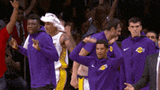happy los angeles lakers GIF by NBA