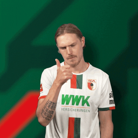 Happy Football GIF by FC Augsburg 1907