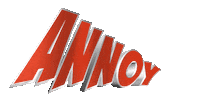Annoy Sticker by GIPHY Text