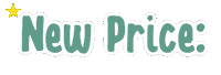 Newprice Sticker by Decorating Outlet