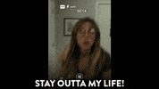 stay out jillian bell GIF by Idiotsitter