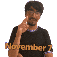 November 7 Sticker