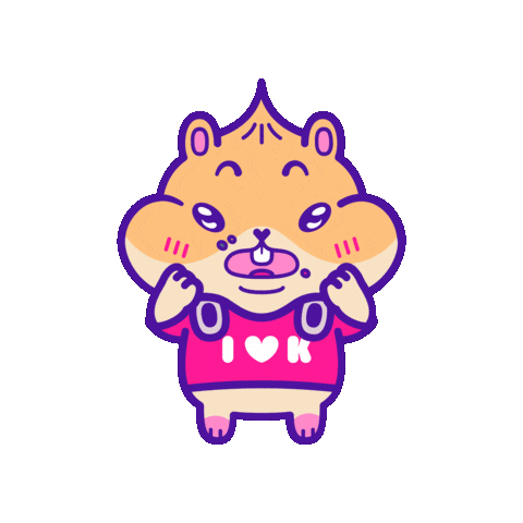 Surprised Hamster Sticker