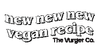 Burger Time Vegan Sticker by The Vurger Co