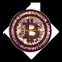 yellowcryptobr crypto yellow moon bitcoin GIF