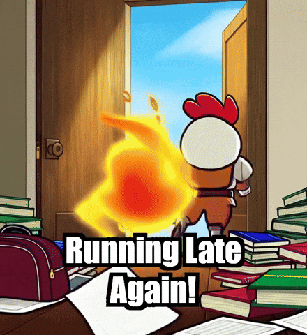 School Rush GIF by Zorooster