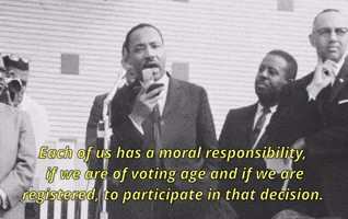 Election Day Mlk Jr GIF by GIPHY News