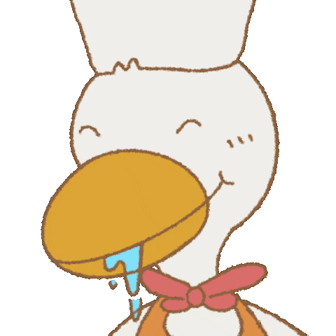DuckyGreg yummy yum delicious duck Sticker