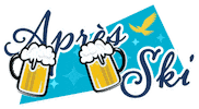 Apres Ski Beer Sticker by Solitude Mountain Resort