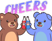 Happy Party Sticker by BEARISH