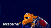 FernandoArcecarne comida basket dino baloncesto GIF