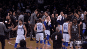 kristaps porzingis hug GIF by NBA