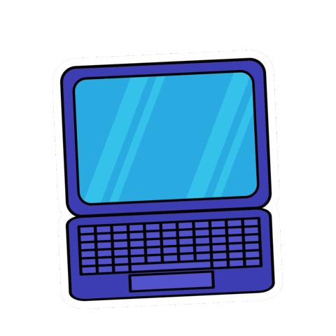 Computer Smile Sticker