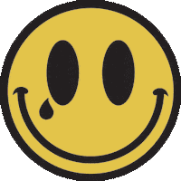 Color Smile Sticker by Bad Drip Labs