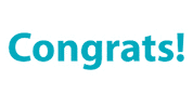 Congrats Congratulations Sticker by Digitain