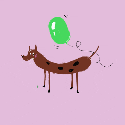 Tanjais giphyupload dog happy birthday flowers GIF