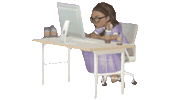 Girl Sticker