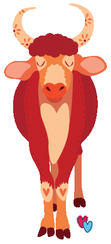 MalzPalz mood 2021 cow nodding Sticker