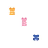 Chopluem bear bounce bonnie gummy bear Sticker