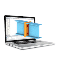 Laptop Notebook Sticker by Dlubal Software