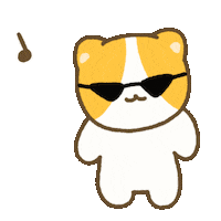 dreamncat dance music cat kitty Sticker