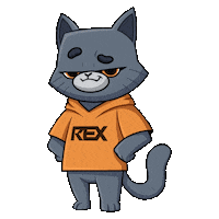 Rexex cat animal exchange cripto Sticker